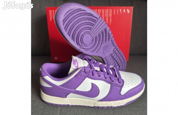 Új 44 Nike Dunk Low Next Nature Lila Fehér Cipő Unisex Férfi Női