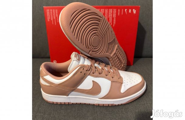 Új 44 Nike Dunk Low Rose Whisper Unisex Női Férfi Cipő Sneaker Bőr