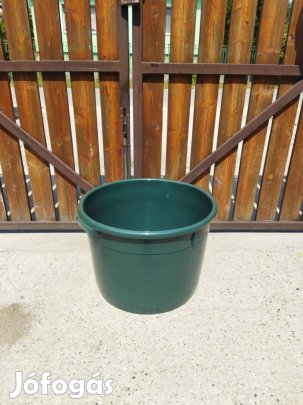 Új 45 literes műanyag dézsa kád cserép ültető habarcs keverő beton