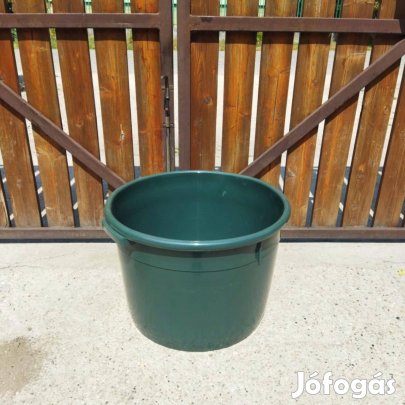 Új 45 literes műanyag dézsa kád cserép ültető habarcs keverő beton