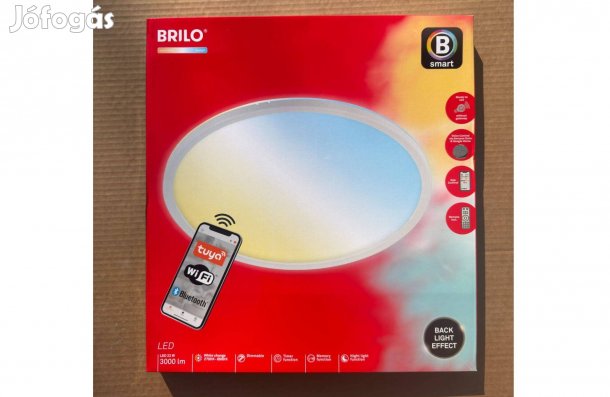 Új 45cm Brilo Briloner 7059-016 LED Slim S Dimmelhető Mennyezeti Lámpa