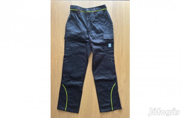 Új 46 48 54 Burgia Image Air Munkásnadrág Munkás Fekete Nadrág