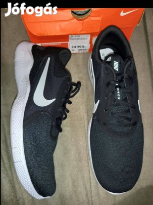 Új 46-os férfi Nike fekete cipő, sportcipő 19900ft