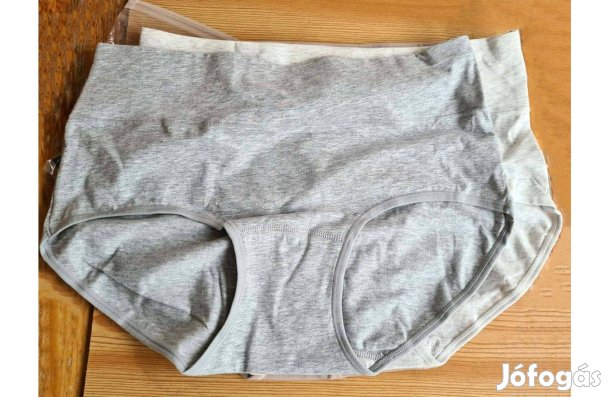 Új 4-db-os pamutos anyagú bugyi csomag kismamáknak is XL-es