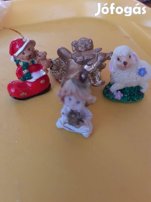 Új 4db.os karácsonyi mini dekoráció egybe ami a képeken látható