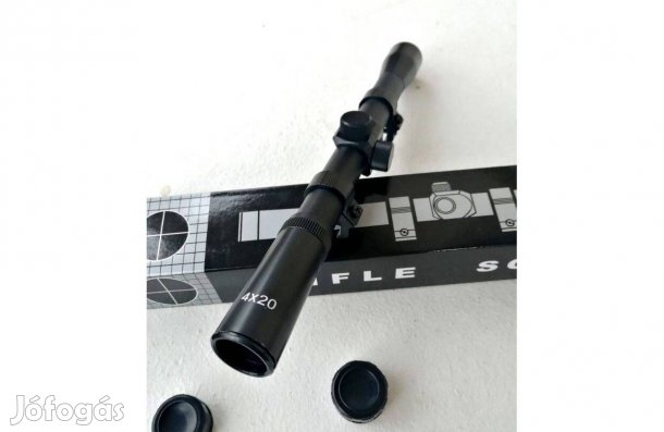 Új 4x20 céltávcső szerelékkel légpuskára 4 x 20