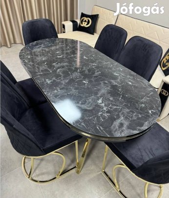 Új 5D márvány mintas étkező több szinben