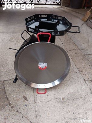 Új 60/70cm Eredeti Spanyol Paella pecsenyesütő grill serpenyő