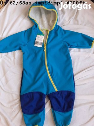Új 62-68-as bélelt softshell overál 5500ft