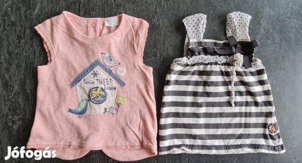 Új 68-as F&F felső és keveset használt csíkos felső csomag 