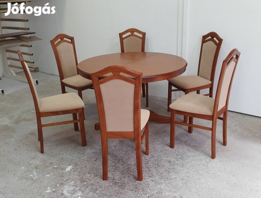 Új 6 személyes Montana étkezőgarnitúra, étkező garnitúra asztal, szék 