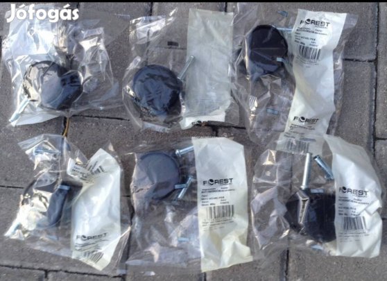 Új 6db gurulós kerék, Forest bútorgörgő eladó Budán! 
