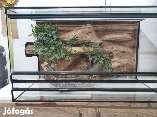 Új 70x40x40-es méretű terrárium 