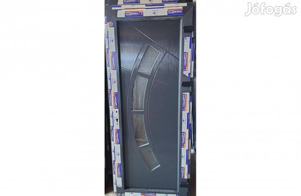 Új 88 x 205 Kívül-belül Antrazit műanyag bejárati ajtó