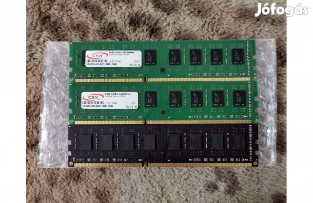 Új 8GB DDR3 1600MHz RAM (24 GB)