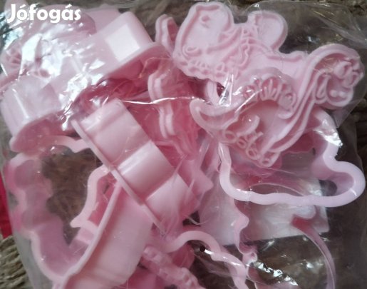 Új 8 db 3D sütikinyomó keksz nyomó dínó dinoszaurusz