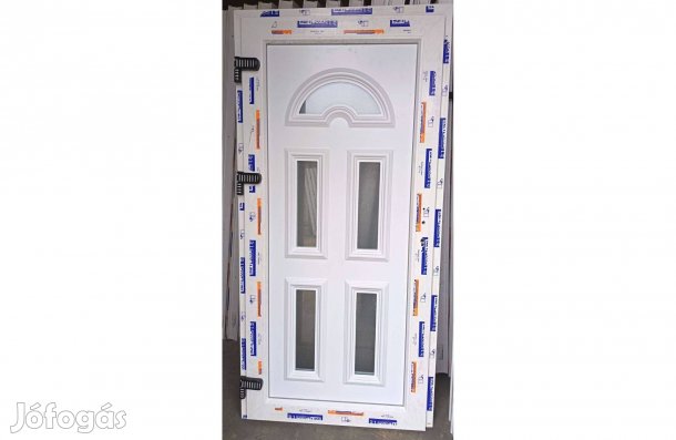 Új 95 x 195 műanyag bejárati ajtó 99000Ft