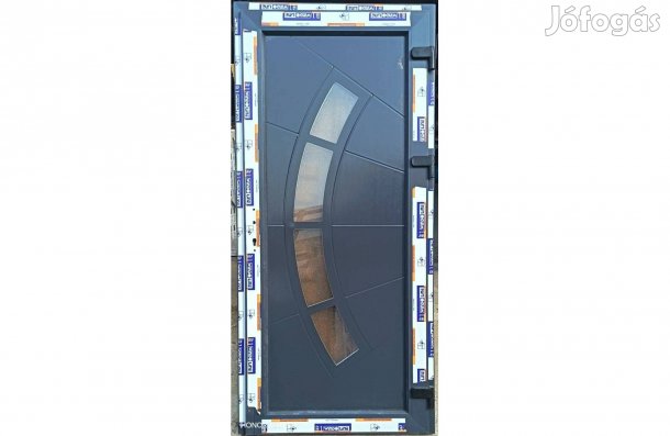 Új 95 x 205 Kívül-belül Antrazit színű műanyag bejárati ajtó