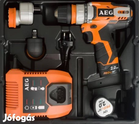 Új AEG multi többcélú akkus fúró csavarozó kanyar csavarozó készlet