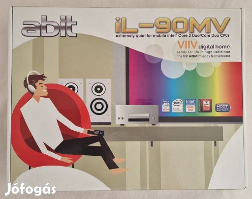 Új Abit iL-90MV (socket M) alaplap