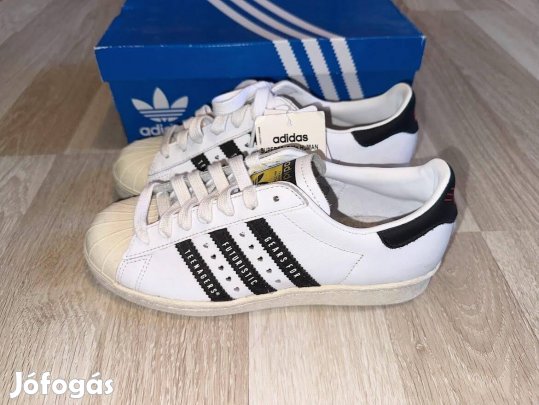 Új Adidas Superstar Human Made bőr cipő 37 1/3 -os