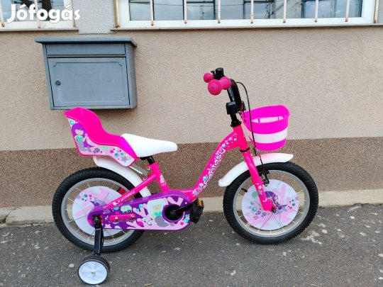 Új Adria Fantasy piros 16" gyerek kontrafékes kerékpár! (131)