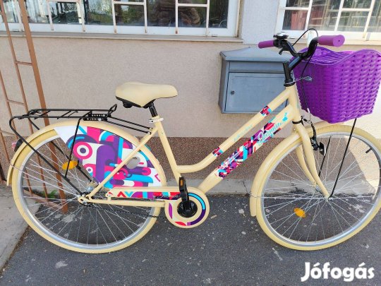 Új Adria Jasmin 28" Női kontrafékes krém kerékpár! (154)