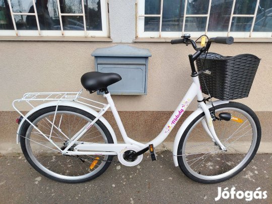 Új Adria Melody fehér 26 Női kontrafékes kerékpár! (16)