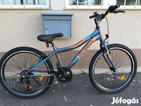 Új Adria Stinger fiú 24" szürke-sárga kerékpár! (116)