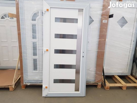 Új Akciós Jobb 88X198 cm kültéri bejárati ajtó Ingyen Szállítva