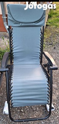 Új Akciós kerti hintás napozószék, napozóágy, szürke