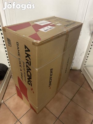 Új Akracing Core EX gamer szék dobozában, Bontatlan!
