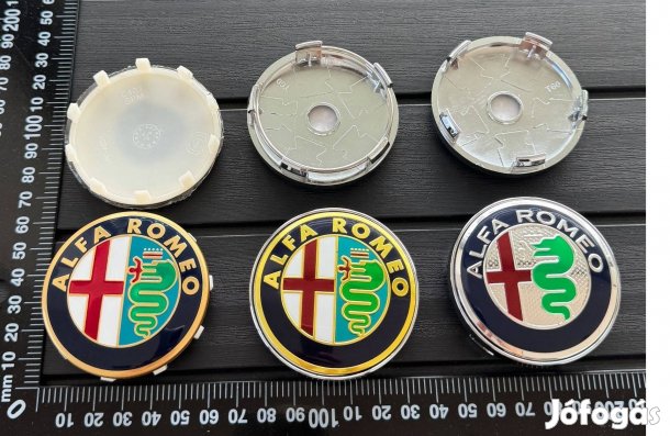Új Alfa Romeo 60mm Alufelni Felni Kupak Közép Felnikupak Felniközép