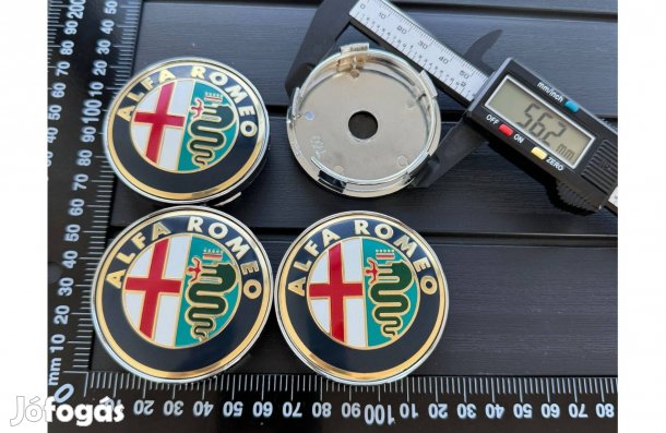Új Alfa Romeo Alufelni Felni Kupak Közép Felnikupak Sapka Embléma