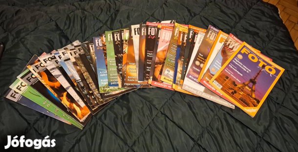Új Állapotú 38 DB "Fotó" Havilap Folyóirat 