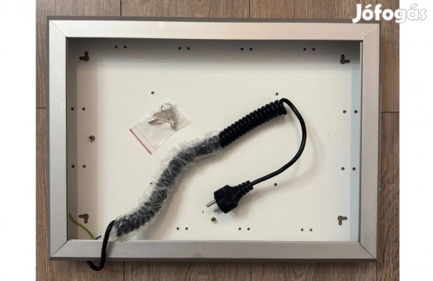 Új Alu Világító Plakátkeret Poszter Keret 48x35 Cm Cserélhető Könnyen