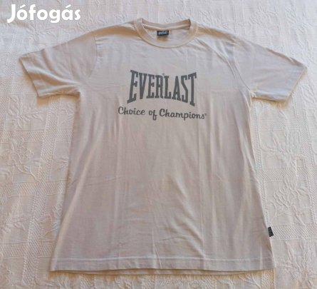 Új Angol "Everlast" Bézs / Halvány Barna Férfi Póló (M méret)