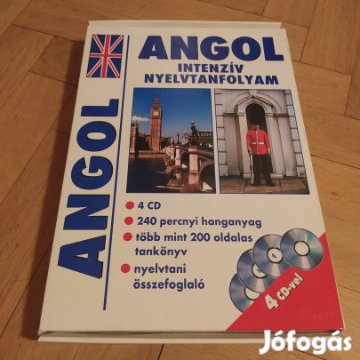Új Angol intenzív nyelvtanfolyam, 4 CD