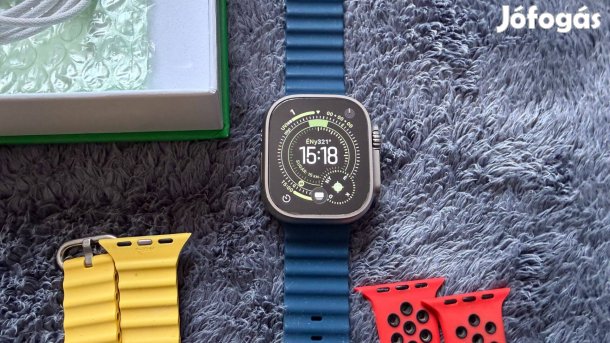 Új Apple Watch Ultra Titán GPS + Cellular E-SIM 100 %-os akku