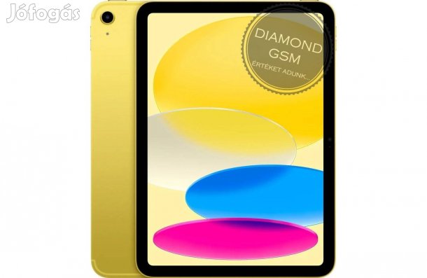 Új Apple ipad 11 2025 128GB WiFi ( A16 ) Sárga színben,
