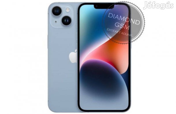 Új Apple iphone 14 128 GB, Kék színben, gyári