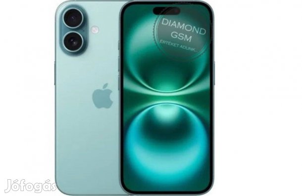 Új Apple iphone 16 256 GB, Récezöld színben, gyári