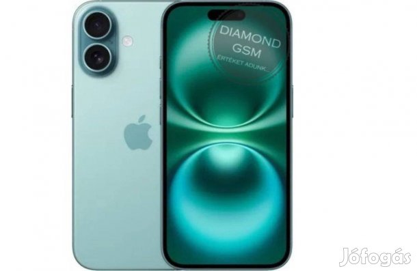 Új Apple iphone 16 Plus 256 GB, Récezöld színben, gyári