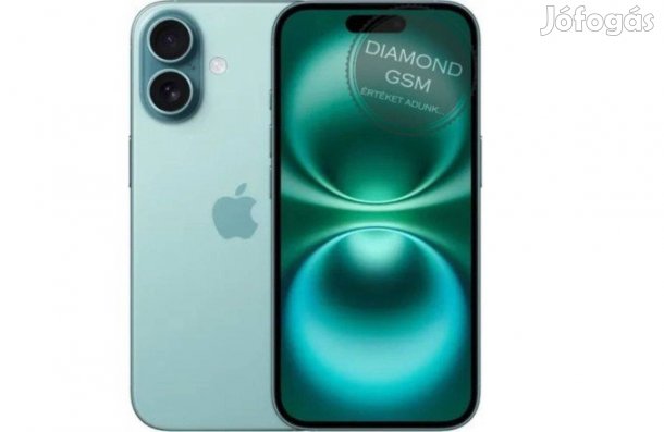 Új Apple iphone 16 Plus 256 GB, Récezöld színben, gyári