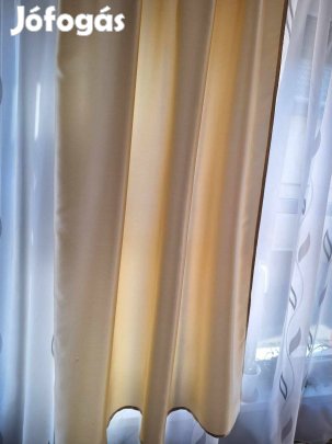 Új Arany színű kész dekor függöny párban (150 x 178 cm)