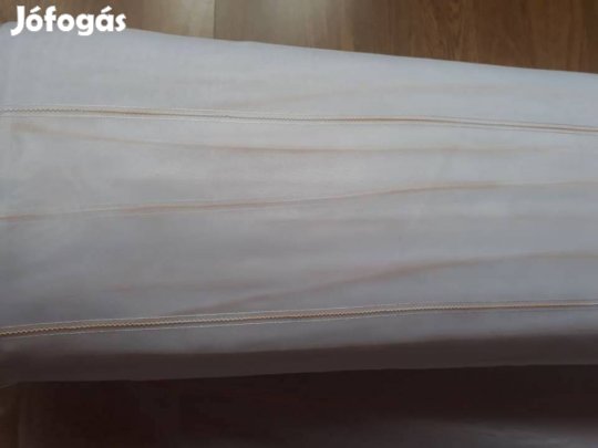Új Aranysárga csíkos új voile függöny (6,3m x 260 cm) Akció
