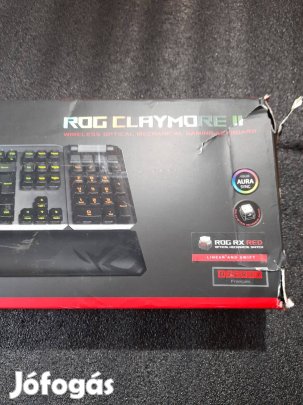 Új Asus ROG Claymore II Billentyűzet