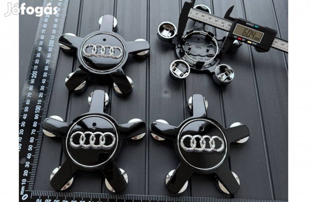 Új Audi 135mm 4F0601165N Felni Alufelni Kupak Felnikupak Felniközép je