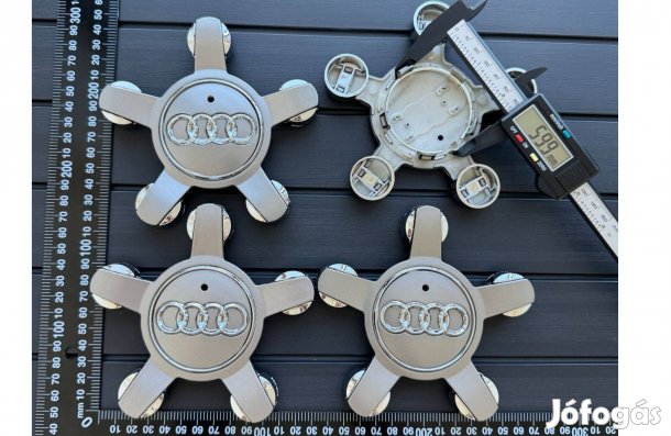 Új Audi 135mm 8R0601165N Felni Alufelni Kupak Felnikupak Felniközép sa