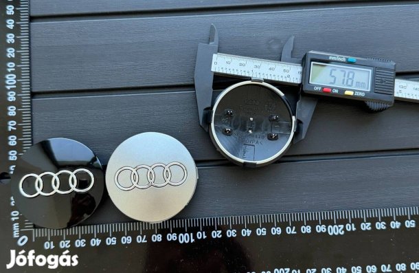 Új Audi 60mm Felni Alufelni Közép Kupak Felnikupak Jel 4B0601170